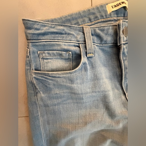 L’AGENCE Light Wash Bootcut Jeans Size 27 - Picture 3 of 6